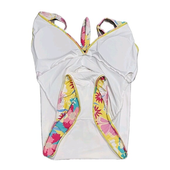 Nicole Miller Studio Floral One-Piece Swimsuit Sizes XXL - Picture 4 of 6